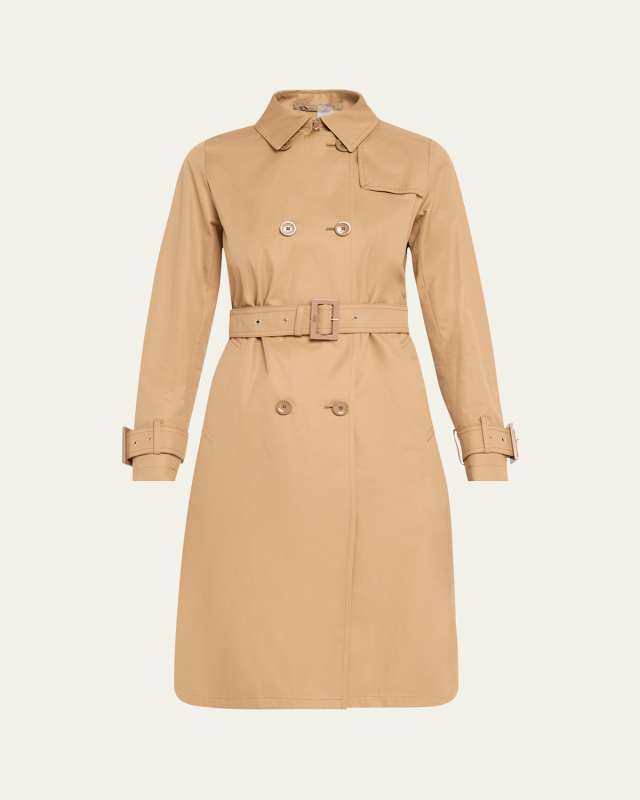 Delon Double-Breasted Trench Coat